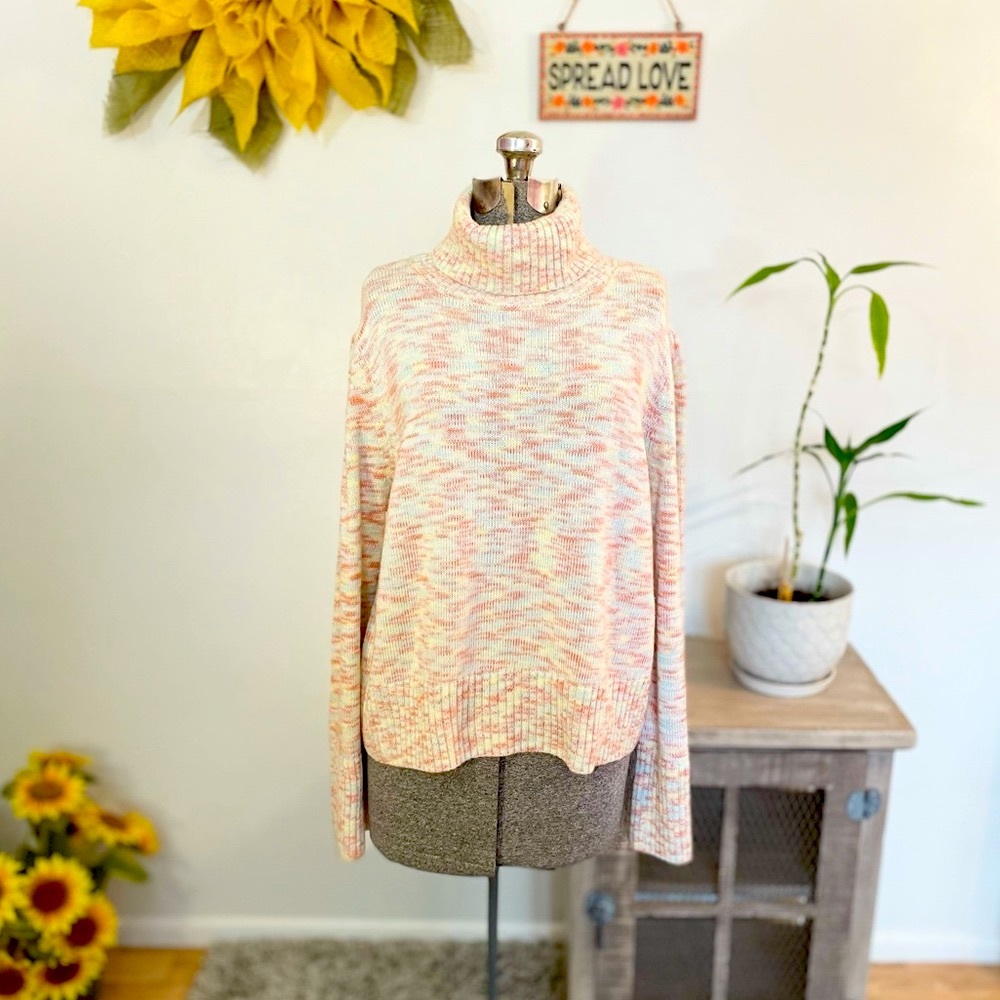 Colorful, LC Lauren Conrad NWT XXL knit sweater - Picture 3 of 9